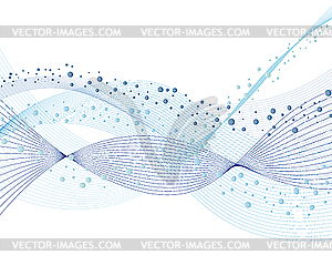 Фон из пузырьков воды - векторный клипарт EPS