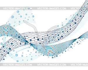 Фон из пузырьков воды - клипарт в векторе / векторное изображение