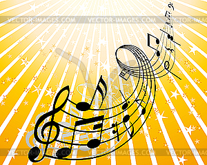 Music notes - vector clip art