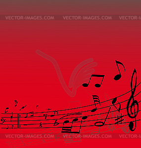 Music notes - vector image