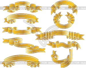 Tapes set - vector clipart / vector image