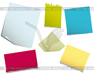 Set of stickers - vector clip art
