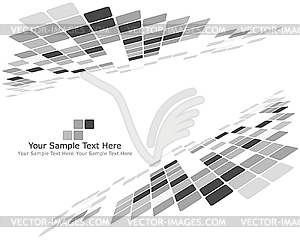 Черно-белый мозаичный фон - изображение в формате EPS
