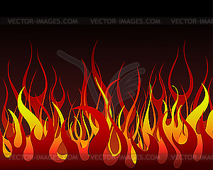 Fire background - vector clip art