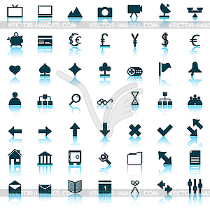 Web icons set - vector clipart