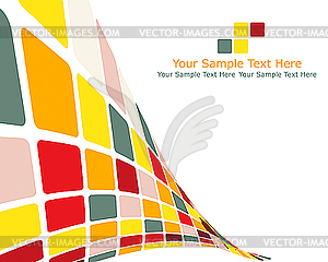 Multicolor checkered background - vector clip art