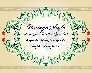 Vintage frame - vector clip art