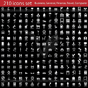 Icons set - vector clipart