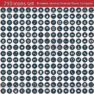 Icons set - vector clip art