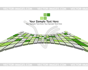 3d checkered background - vector clipart