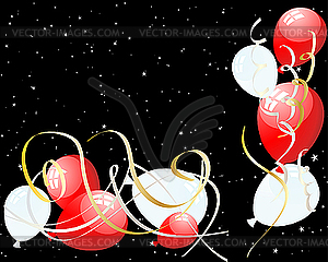 Balloons - royalty-free vector clipart