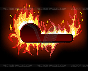 Огонь - изображение векторного клипарта