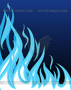 Огонь - иллюстрация в векторном формате