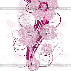 Floral background - vector image