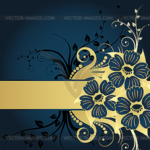 Floral background - vector clip art