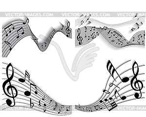 Music notes - vector image