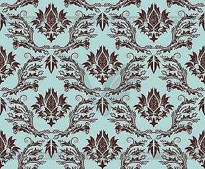 Seamless damask pattern - vector image