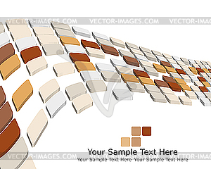 3d cherecked background - vector image