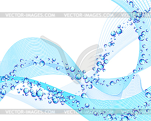 Water background - vector clipart