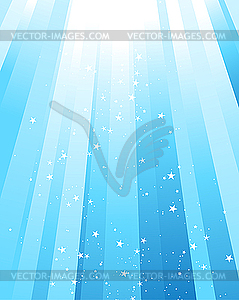 Underwater rays - vector clipart