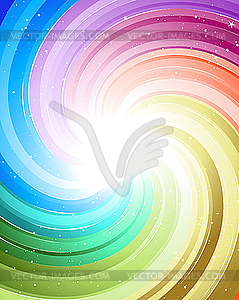 Festive color rays - vector clipart