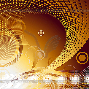 Techno pattern - vector clipart