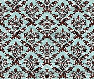 Seamless damask pattern - vector EPS clipart