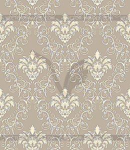 Seamless damask pattern - vector image