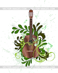 Musical grunge - vector clipart