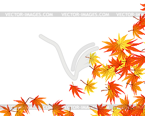 Twisted leaves - vector image
