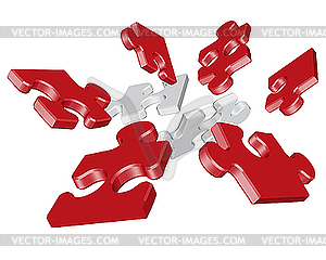 Puzzle - vector clipart