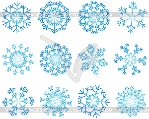 Snowflakes - vector clipart