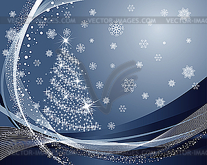 Christmas background - vector image