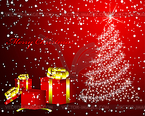 Christmas background - vector clip art