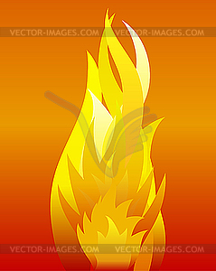 Fire background - vector clip art