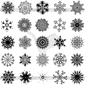 Snowflakes - vector clipart