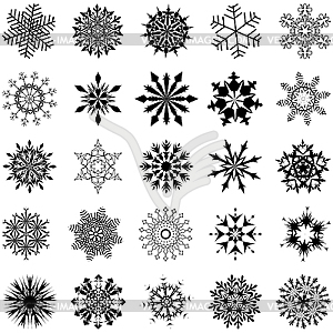 Snowflakes - vector clipart