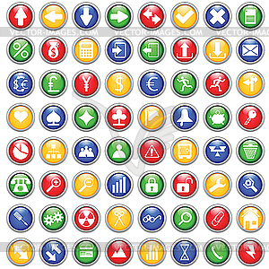 Icons set - vector clipart