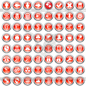 Icons set - vector image