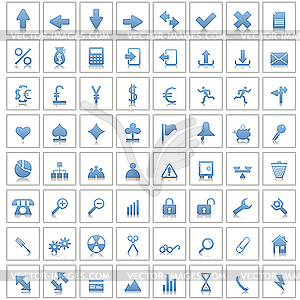 Icons set - vector clipart