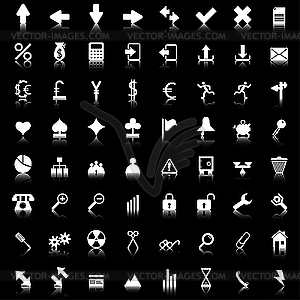 Icons set - vector clipart