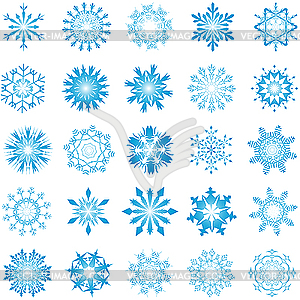 Snowflakes - vector clipart