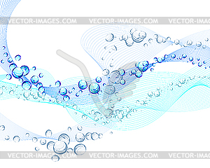 Water background - vector clip art