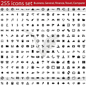 Icons set - vector clipart