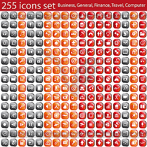 Icons set - vector clipart