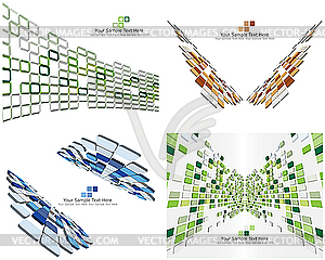 Checkered background - color vector clipart