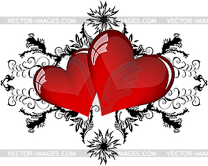 Valentine card - vector image