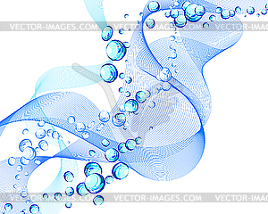 Water background - vector image