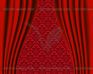 Seamless damask pattern - vector image