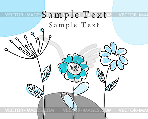 Greetings card - vector clipart